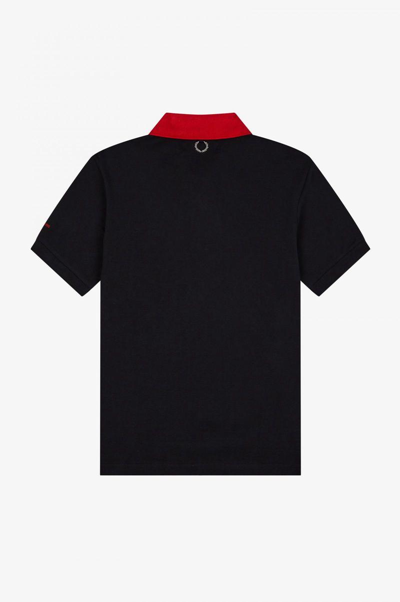 Black Fred Perry SM1944 Men's Polo Shirts | PH 1476CTVE